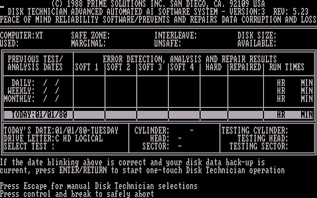 Disk Technician Advanced v3 r5.23 - Program